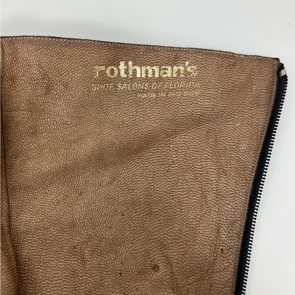 JERRY EDOUARD Vintage Purple Suede Butterfly Embroidered Zip GoGo Boots Sz 5.5 - Picture 9 of 16